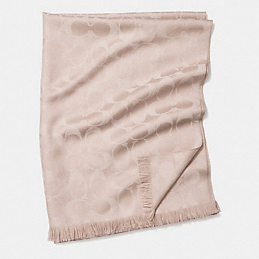NWT Coach Signature Canvas Wrap in Oatmeal